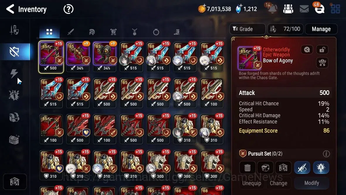 Epic Seven Accounts GLOBAL Unverif|New Era|8 ML(LOT Scales,RoLight,Bel image 18