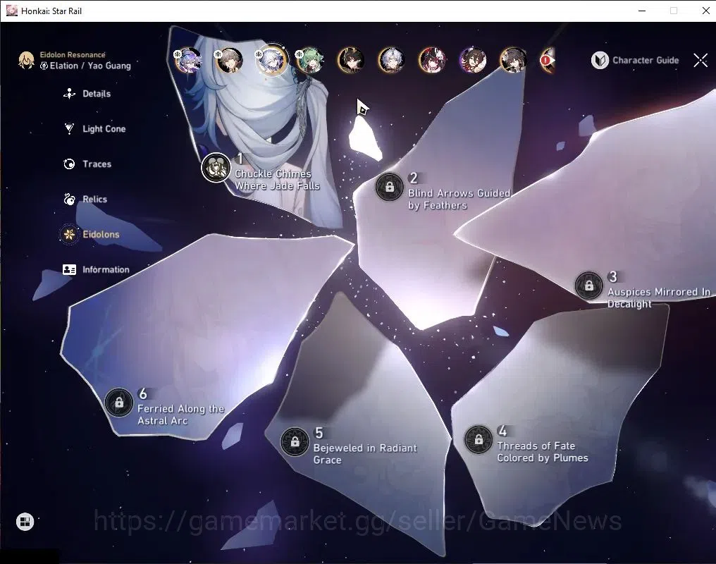 Honkai Star Rail Accounts Asia|TL 63|9 Limited|[Phainon,Yao Guang E1,SW LV.9 image 7