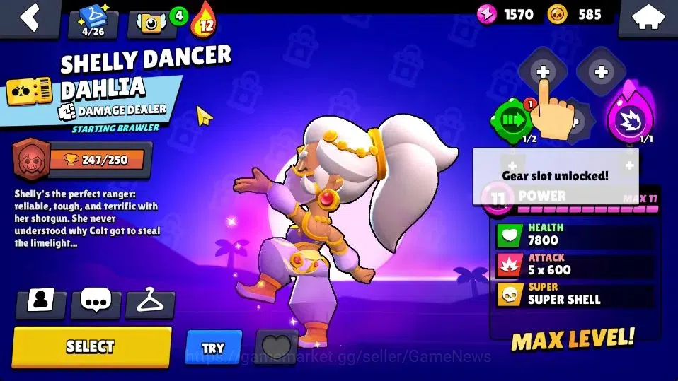 Brawl Stars Accounts 1004 Trophy|17 Brawlers 2 Max Lvl [Darryl,Shelly]| image 15