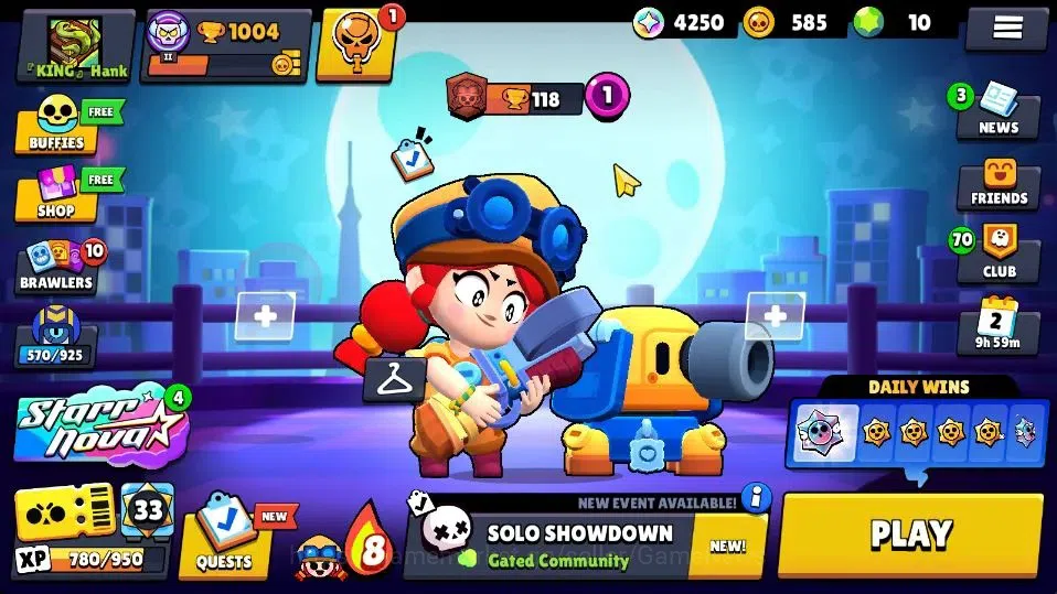Brawl Stars Accounts 1004 Trophy|17 Brawlers 2 Max Lvl [Darryl,Shelly]| image 3
