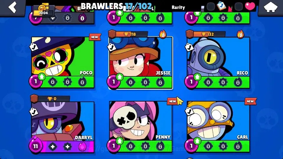 Brawl Stars Accounts 1004 Trophy|17 Brawlers 2 Max Lvl [Darryl,Shelly]| image 7