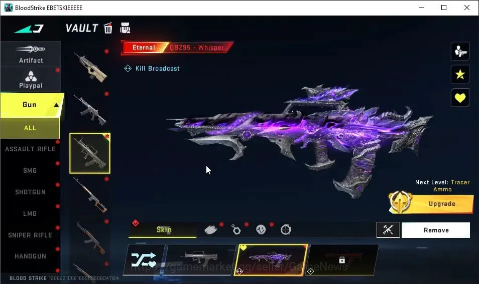 Blood Strike Accounts ASIA|2 ETERNAL[QBZ95 Lv2,KAG-6 Lv2]|ULTRA Melee Sc image 10