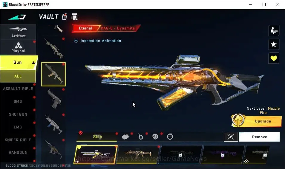 Blood Strike Accounts ASIA|2 ETERNAL[QBZ95 Lv2,KAG-6 Lv2]|ULTRA Melee Sc image 14