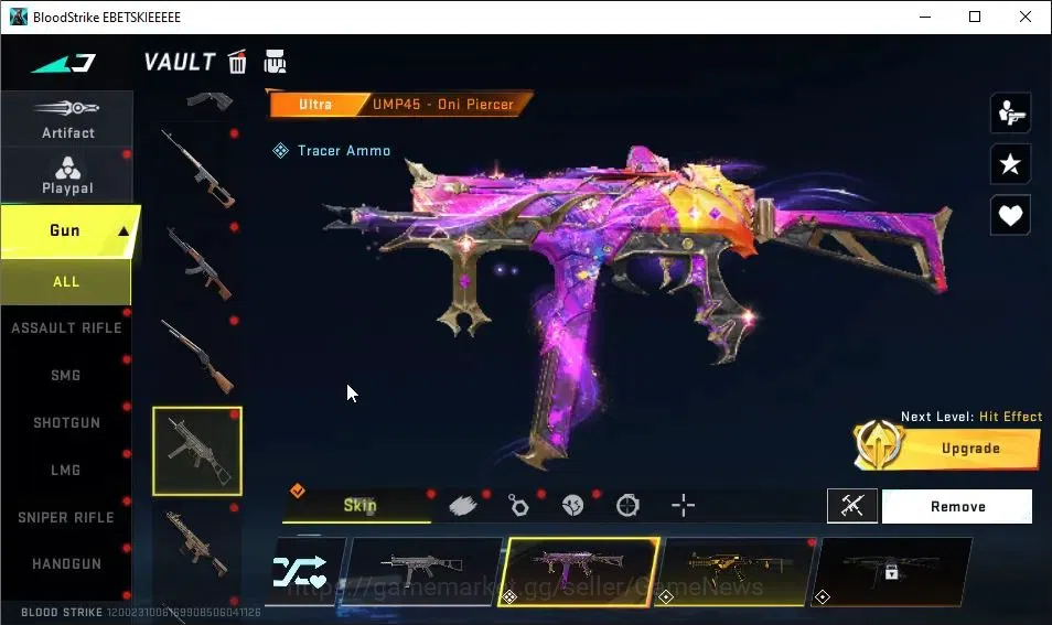 Blood Strike Accounts ASIA|2 ETERNAL[QBZ95 Lv2,KAG-6 Lv2]|ULTRA Melee Sc image 17