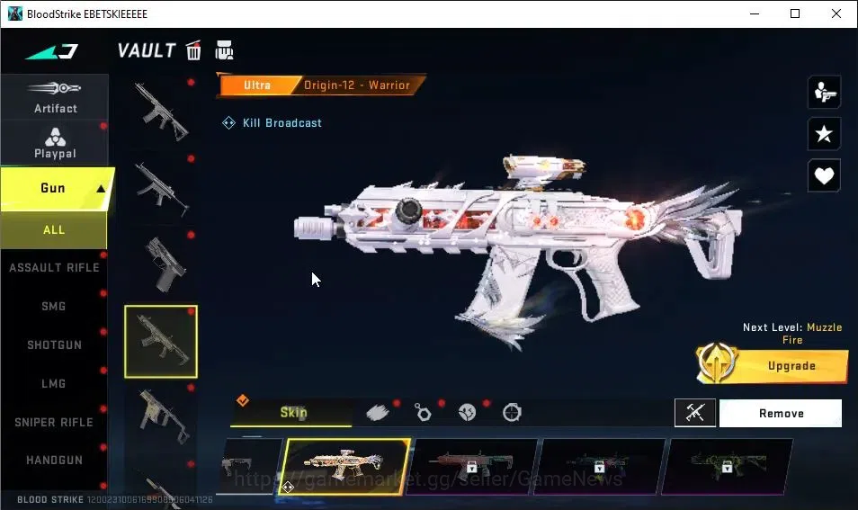 Blood Strike Accounts ASIA|2 ETERNAL[QBZ95 Lv2,KAG-6 Lv2]|ULTRA Melee Sc image 19
