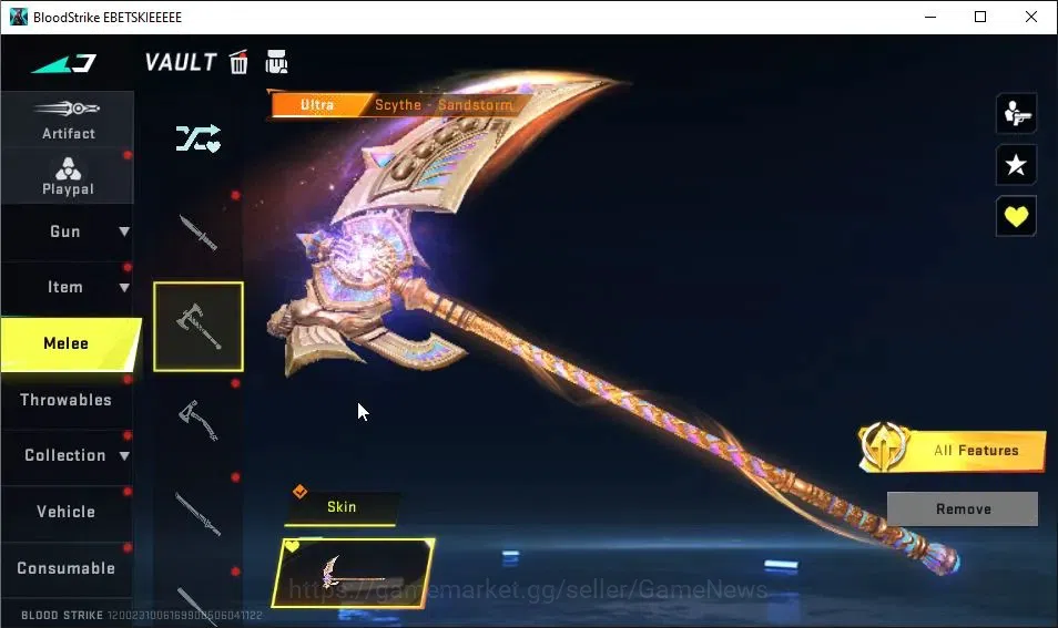 Blood Strike Accounts ASIA|2 ETERNAL[QBZ95 Lv2,KAG-6 Lv2]|ULTRA Melee Sc image 7