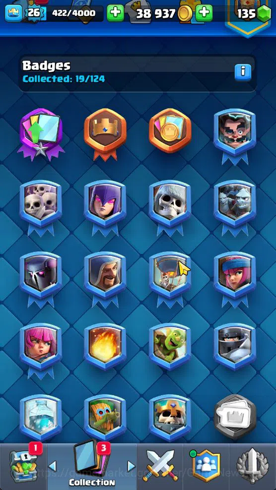 Clash Royale Accounts Lv 26|Trophy 5886|KTL 9|Limit Skin|Card 93|1 Hero image 10