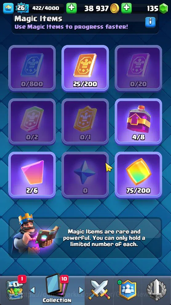 Clash Royale Accounts Lv 26|Trophy 5886|KTL 9|Limit Skin|Card 93|1 Hero image 6