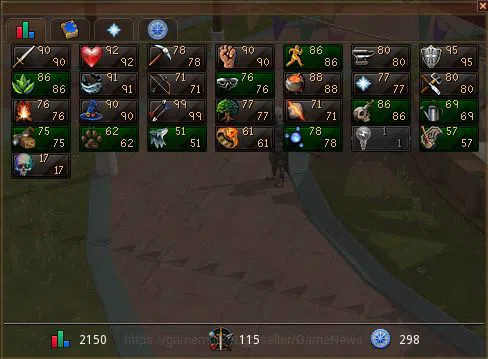 RuneScape 3 Accounts 2150 Total Level|298 Quest Points|19,8M Wealth Val image 3