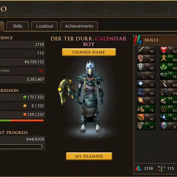 RuneScape 3 Accounts 2150 Total Level|298 Quest Points|19,8M Wealth Val image 1