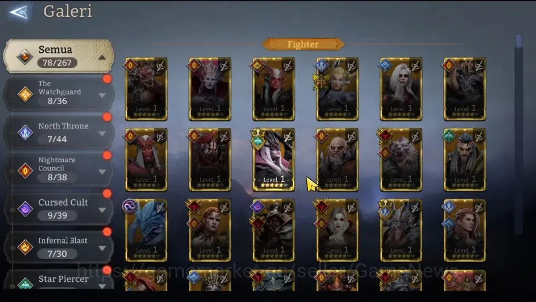 Watcher of Realms Accounts GLOBAL50x|Starter Ready Gacha|Lv 6|70,429 Power|1  image 10