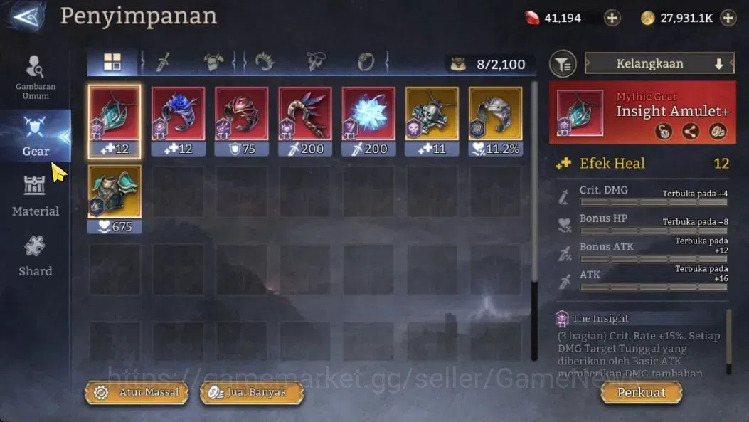 Watcher of Realms Accounts GLOBAL50x|Starter Ready Gacha|Lv 6|70,429 Power|1  image 7