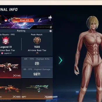 Blood Strike Accounts Collab Skin ASIA | AOT Gun: M4A1 | 1 AOT Striker-Katya | 3 Ultra Guns | 2 Ultra Strikers | Check SS
