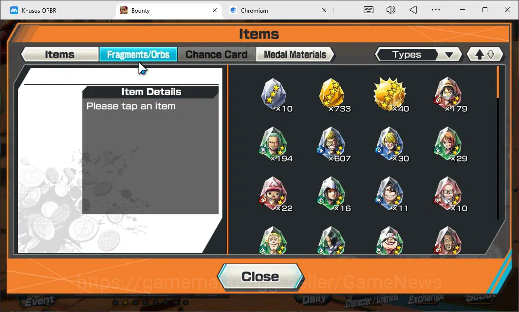 One Piece Bounty Rush Accounts Starter Global|3EX|T5Elder Nusjuro,T5Elder Saturn,FR Shanks,DD Shanks,BMO 13
