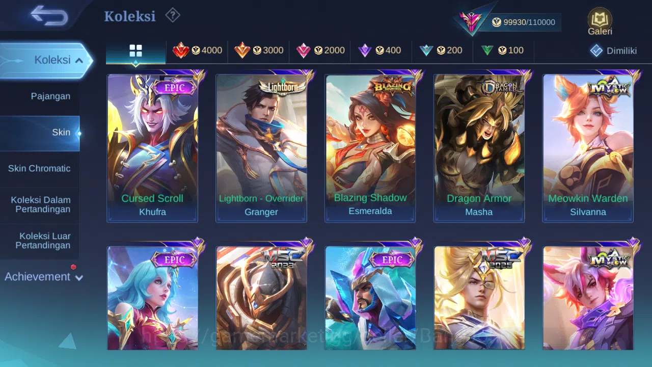 Mobile Legends: Bang Bang Accounts Hero 131 Skin 372 | Legend Franco | Prime Claude | image 2