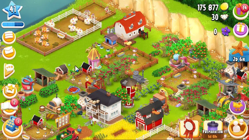 Hay Day Accounts Level 41 | Barn Storage 1050 + Silo Storage 625 | 556k Coins, 49 Dm |CN ON|Log Supercell ID|Take 1