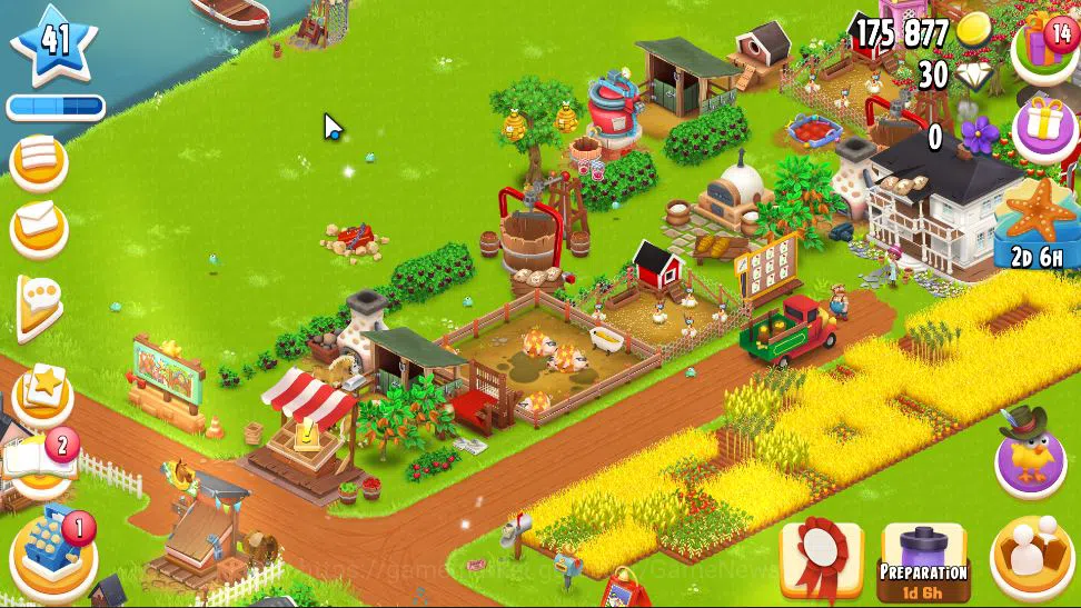 Hay Day Accounts Level 41 | Barn Storage 1050 + Silo Storage 625 | 556k Coins, 49 Dm |CN ON|Log Supercell ID|Take 2