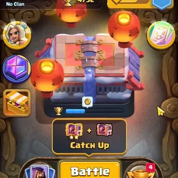 Clash Royale Accounts Starter Trophy 4732|CL 628|KTL 10|76 Cards|2 Hero |5 Evo|416 Gems|Arena 14|Proteck Off|TakeMail Check