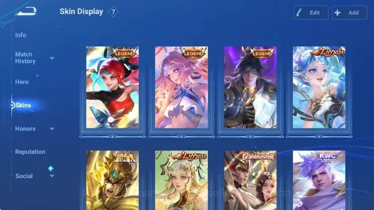 Honor of Kings Accounts Global Skin112 Hero166 |Legend Angela,ButterFly,Li image 10