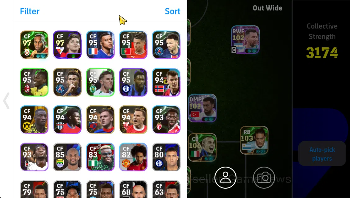 eFootball Accounts Mobile|Big Time Shinsuke Nakamura,Dean Huijsen(Vis image 2