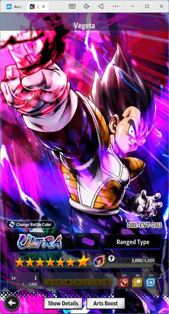 Dragon Ball Legends Accounts High-End Android | Lvl 139|8.8M Total Power|553 CC|1 LR|4 UL|LR FWK Piccolo|UL SS Goku,Omega 10