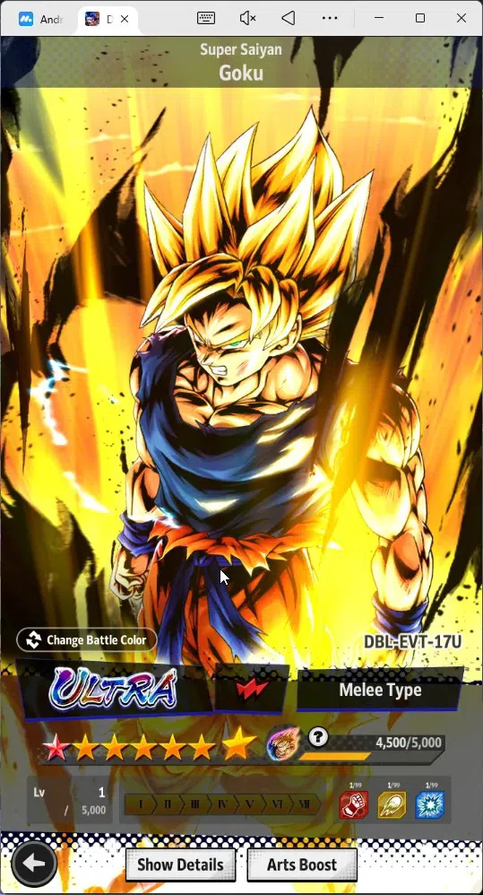 Dragon Ball Legends Accounts High-End Android | Lvl 139|8.8M Total Power|553 CC|1 LR|4 UL|LR FWK Piccolo|UL SS Goku,Omega 11