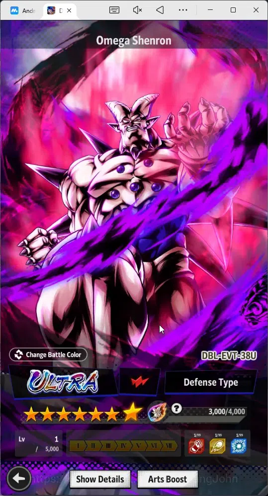 Dragon Ball Legends Accounts High-End Android | Lvl 139|8.8M Total Power|553 CC|1 LR|4 UL|LR FWK Piccolo|UL SS Goku,Omega 9