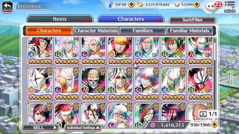 Bleach: Brave Souls Accounts [GLOBAL]53K Orbs|Rukia 10th Anniv,TYBW26[Yukio,Rir image 11