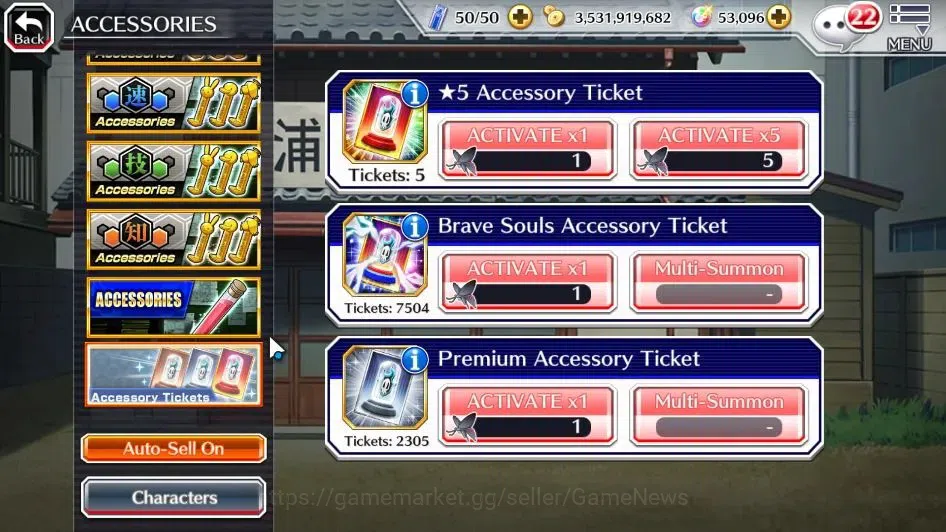 Bleach: Brave Souls Accounts [GLOBAL]53K Orbs|Rukia 10th Anniv,TYBW26[Yukio,Rir image 17