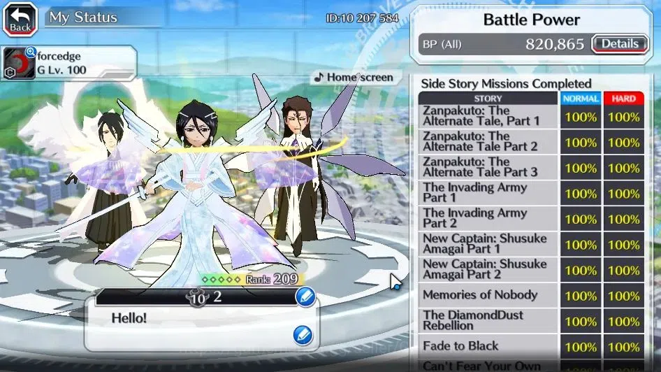 Bleach: Brave Souls Accounts [GLOBAL]53K Orbs|Rukia 10th Anniv,TYBW26[Yukio,Rir image 5