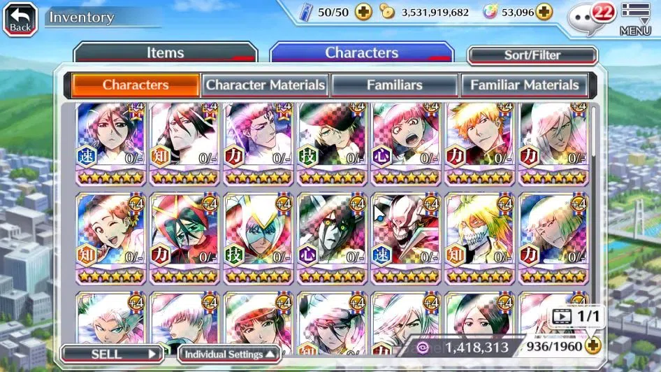 Bleach: Brave Souls Accounts [GLOBAL]53K Orbs|Rukia 10th Anniv,TYBW26[Yukio,Rir image 8
