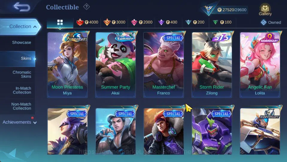 Mobile Legends: Bang Bang Accounts Hero 129|Skin 168|High Glory 56|Granger Lightborn, image 4
