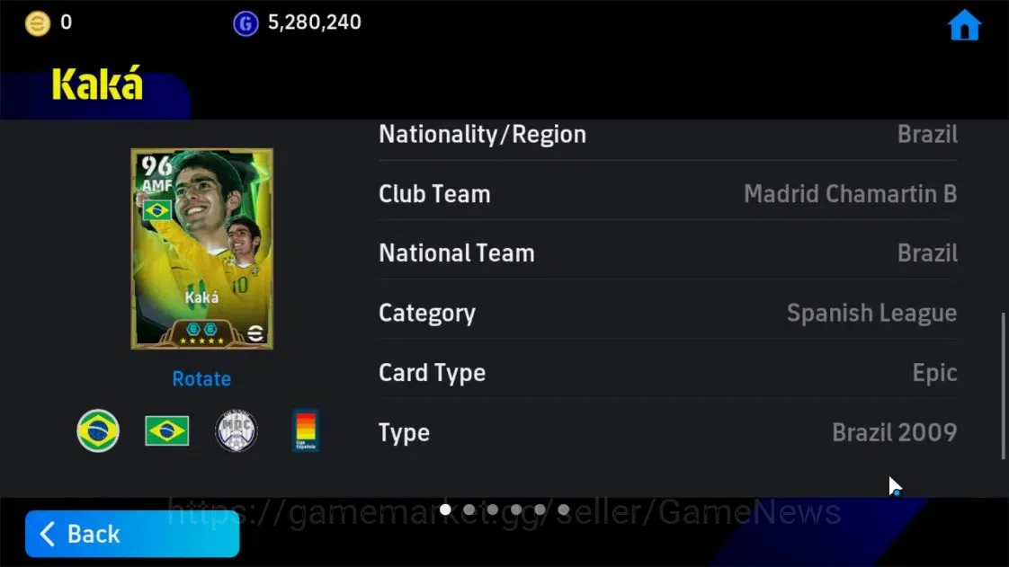 eFootball Accounts Android|Epic Oliver Kahn, Kaka, Eden Hazard, Franc image 17
