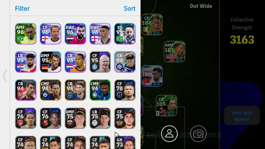 eFootball Accounts Android|Epic Oliver Kahn, Kaka, Eden Hazard, Franc image 2