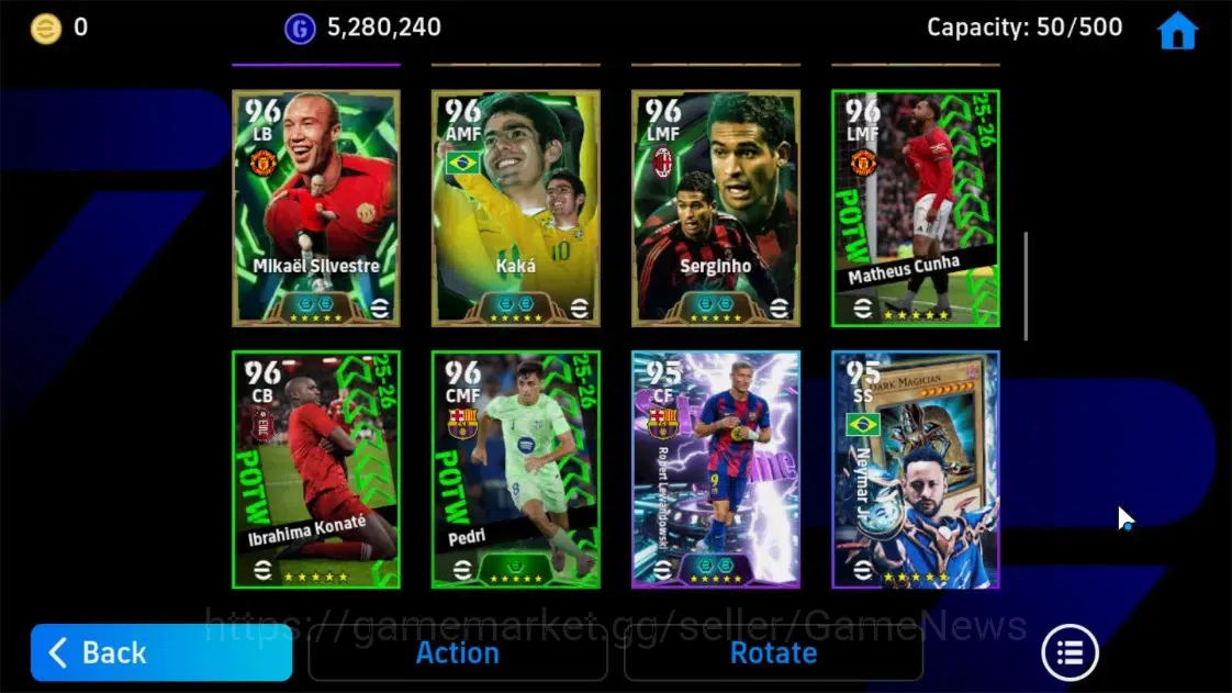 eFootball Accounts Android|Epic Oliver Kahn, Kaka, Eden Hazard, Franc image 6