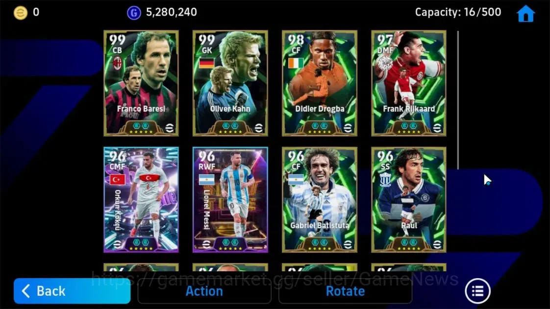 eFootball Accounts Android|Epic Oliver Kahn, Kaka, Eden Hazard, Franc image 7