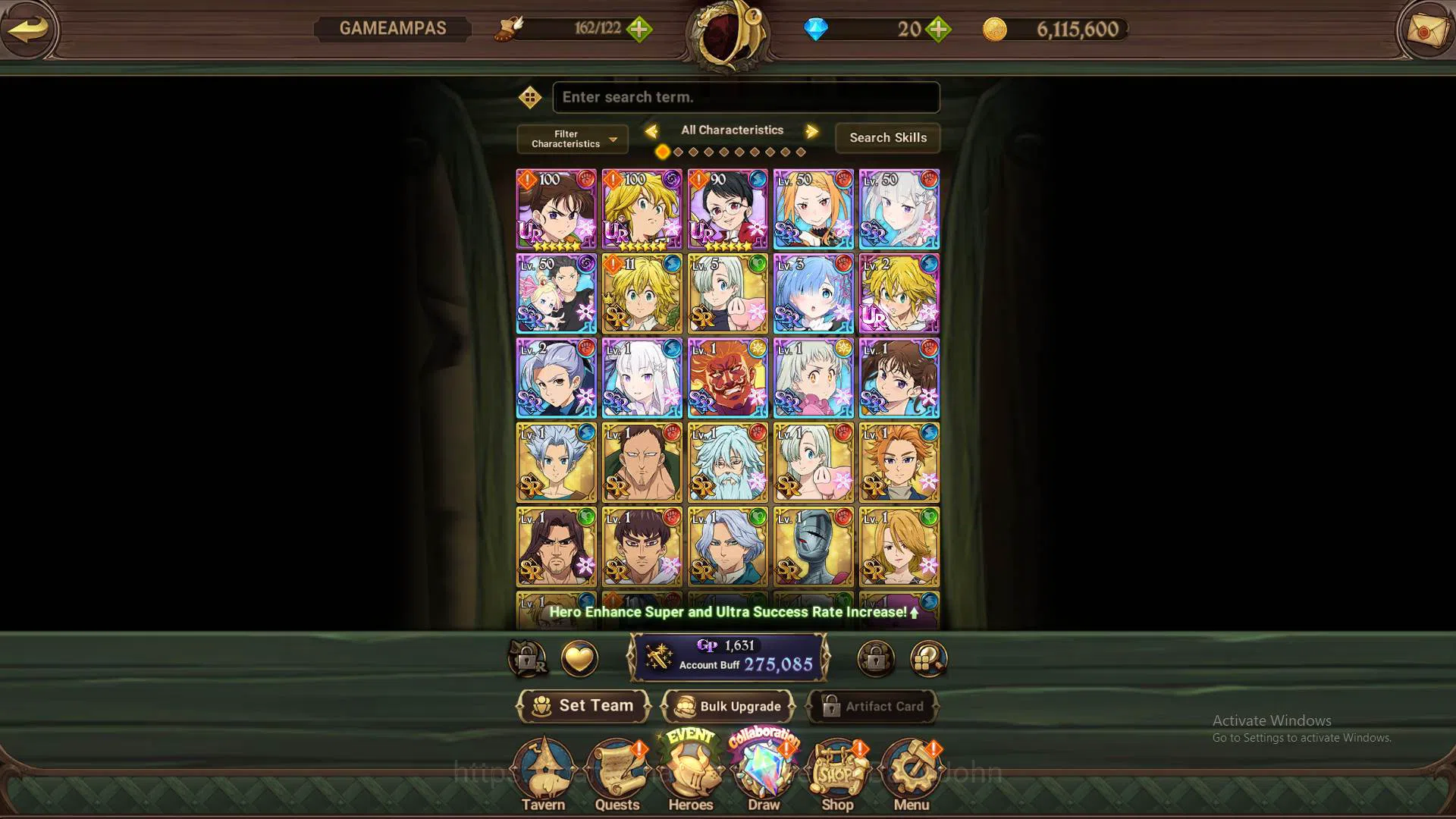The Seven Deadly Sins: Grand Cross Accounts ASIA|Fresh Starter|5 Collab Re-Zero SuBeatrice, Em image 3