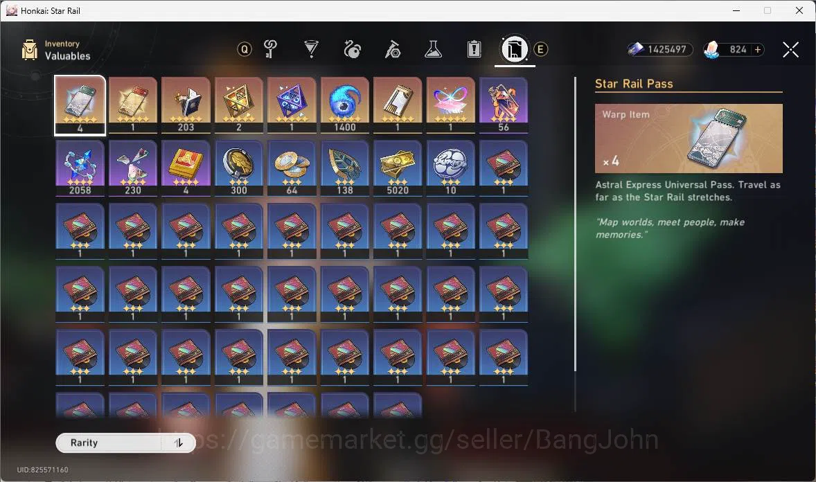 Honkai Star Rail Accounts ASIA|TL 65|11 limit|Anaxa E2+sign,YaoGuang,Evernig image 6