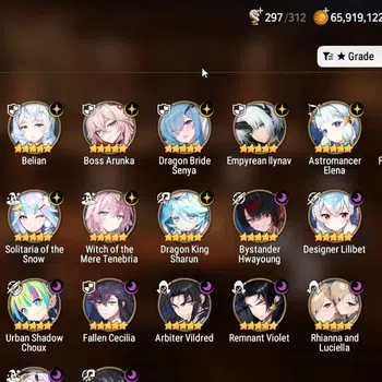 Epic Seven Accounts Starter GLOBAL UnVerif|New Era|24 ML (RnL,BArunka,SN Yulha,Belian,WotM Tenebria,LQCharlotte,Etc) EotA