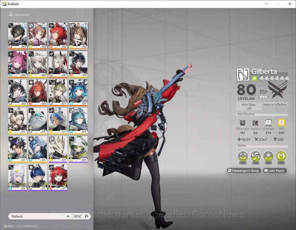 Arknights: Endfield Accounts Asia Lv 55|7 SSR [(Ardelia,Leavatain,Gilberta,Yvon image 5