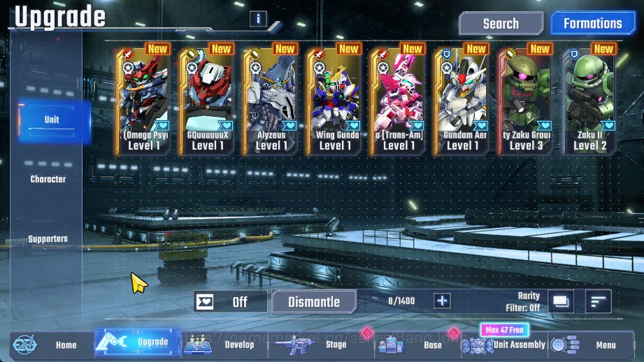 SD Gundam G Generation ETERNAL Accounts Global Rank 1 | FreshStory | 100+K Diamond, Selector Banner On, 6Gundam SSR+ 2Supp 2
