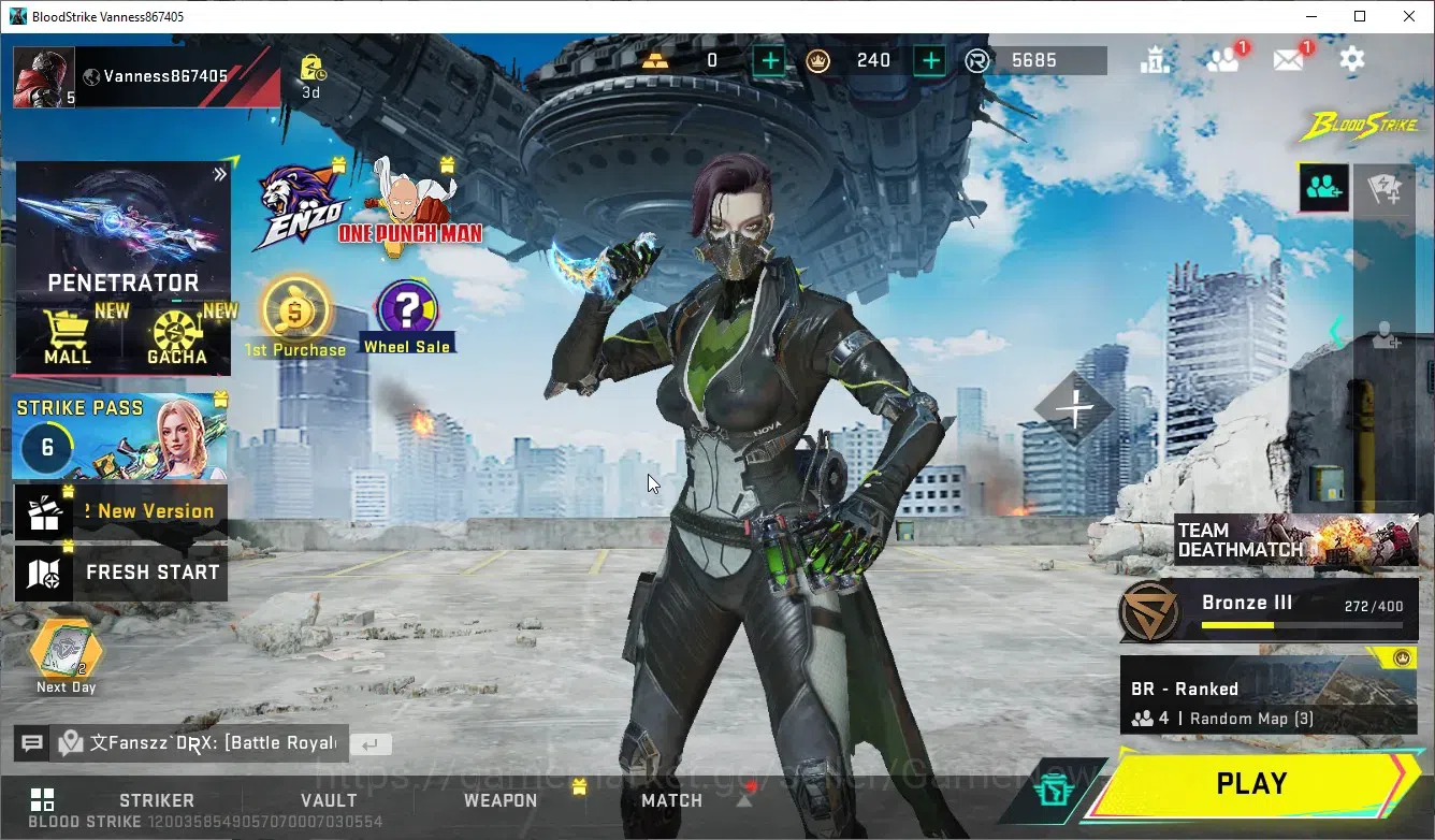 Blood Strike Accounts ASIA|ULTRA Melee Talon Knife - Sanctum|2 Legendary image 1