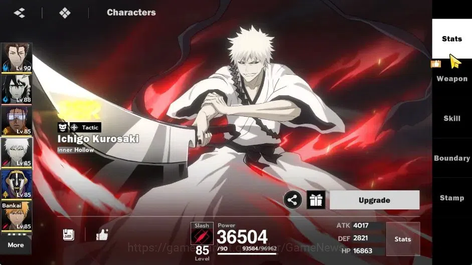 BLEACH: Soul Resonance Accounts NuverseSEA|LV 69|10 SSR [(AizenB2,TosenB2,Ichigo I image 10