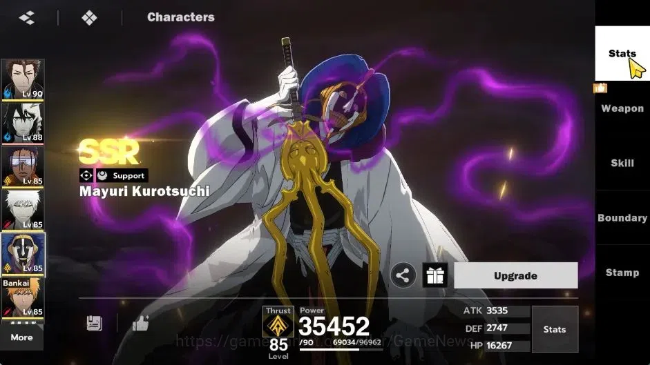 BLEACH: Soul Resonance Accounts NuverseSEA|LV 69|10 SSR [(AizenB2,TosenB2,Ichigo I image 14