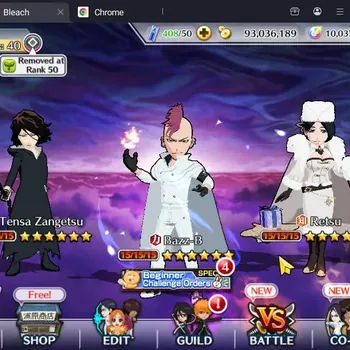 Bleach: Brave Souls Accounts Starter Global |104K BP+10K Orb|Fresh Story|Retsu Cm24,Bazz-B TYBW24,Zangetsu