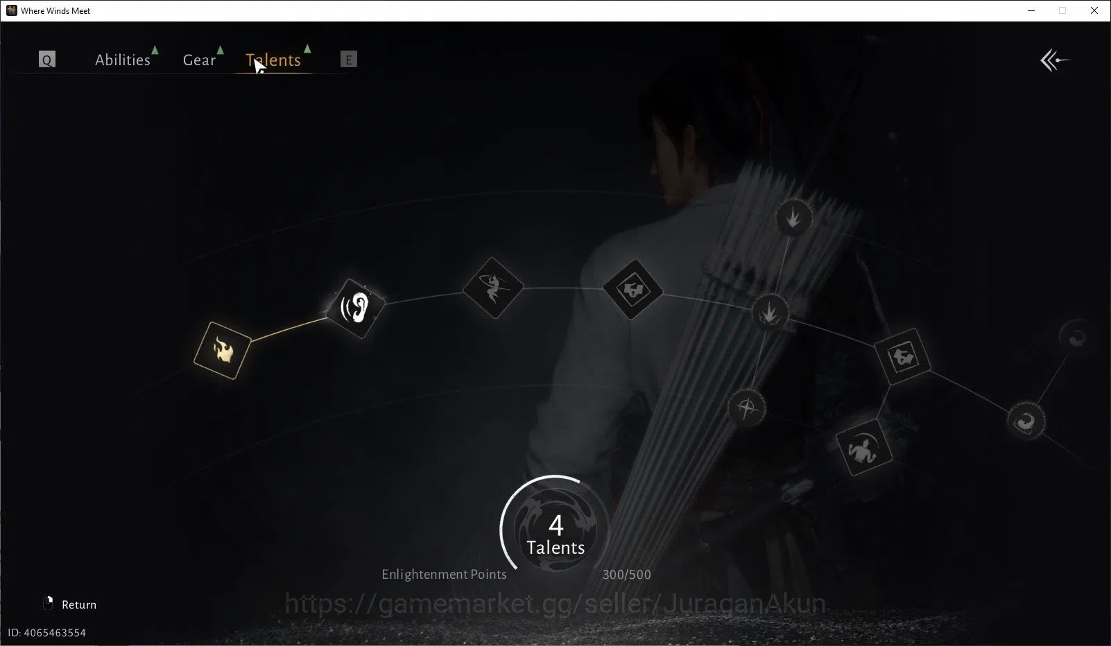 Where Winds Meet Accounts GLOBAL|Lv 5|Starter|GS 3,6k| Harmonic Core |Nemeless Sword & Vernal Umbrella|Fresh Story|MC 10