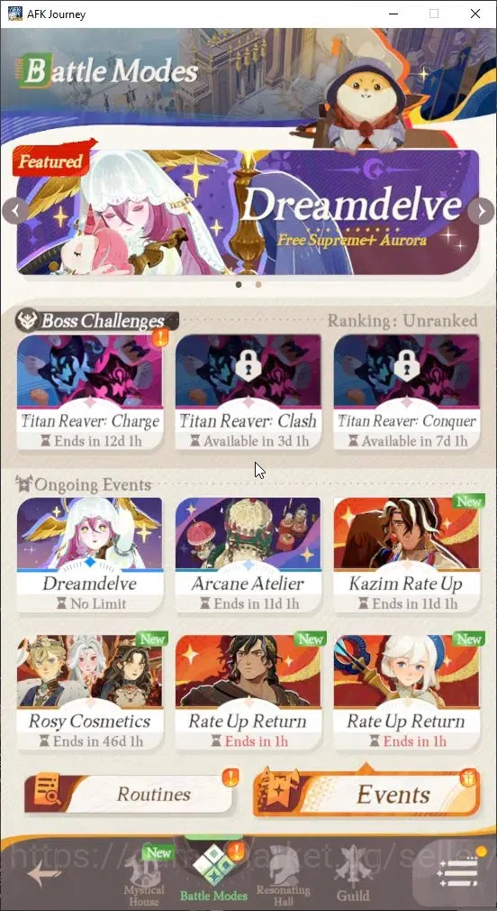 AFK Journey Accounts GLOBAL H57|Collab Frieren|Legendary+ Aurora|8 S Ch image 14