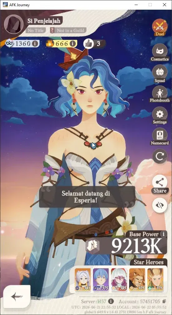 AFK Journey Accounts GLOBAL H57|Collab Frieren|Legendary+ Aurora|8 S Ch image 3