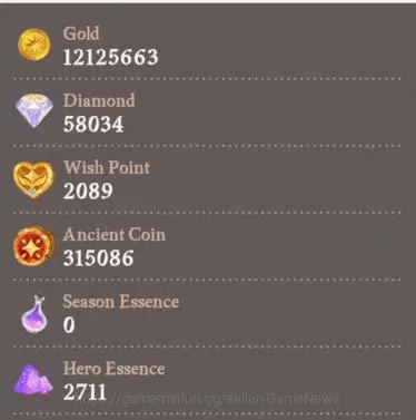 AFK Journey Accounts GLOBAL H57|Collab Frieren|Legendary+ Aurora|8 S Ch image 8