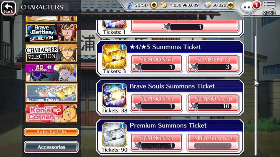 Bleach: Brave Souls Accounts [GLOBAL]50K Orb|2 Renewd Ichigo,TYBW25 Yachiru,Nem image 19